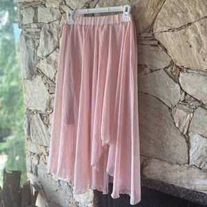 Layered Light Pink Skirt